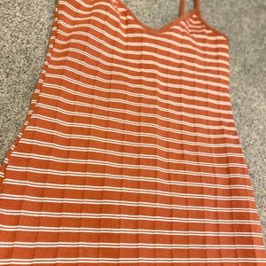 Cotton knit body con dress